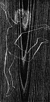 Seven nude dancers, Lucy - Woodcut, 49 x 23.5cm